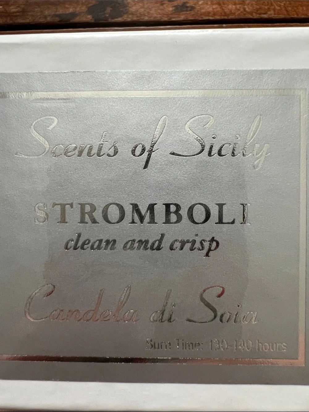 Cali Scents of Sicily stromboli scented